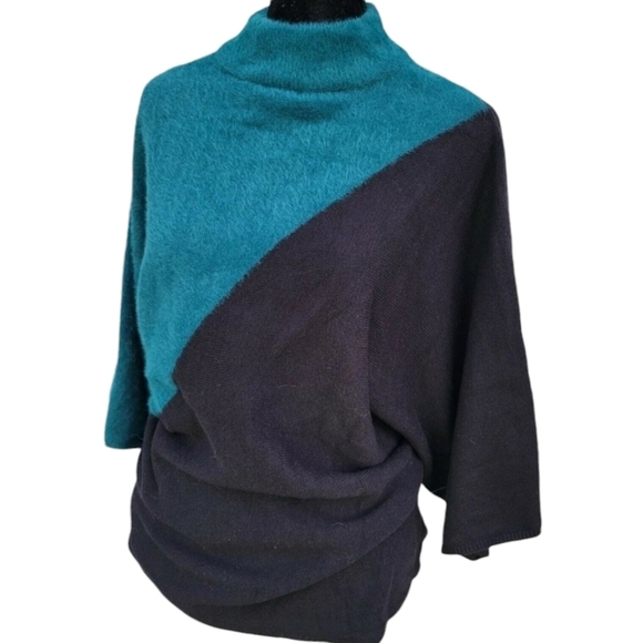 Alfani Square Sleeve Elbow Length Blouse Women's. Size Large. New With Tags $79. - Picture 3 of 9